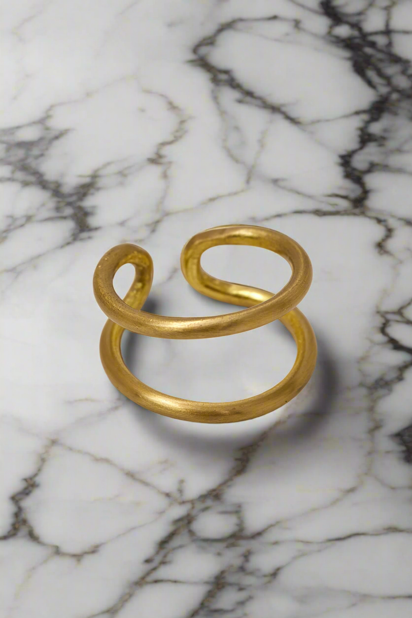 Double Arch Ring Gold
