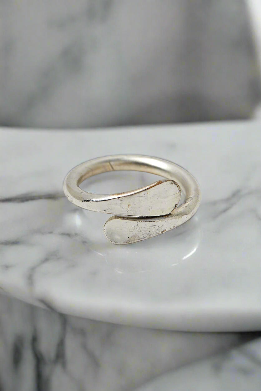 Overlap Ring Silver