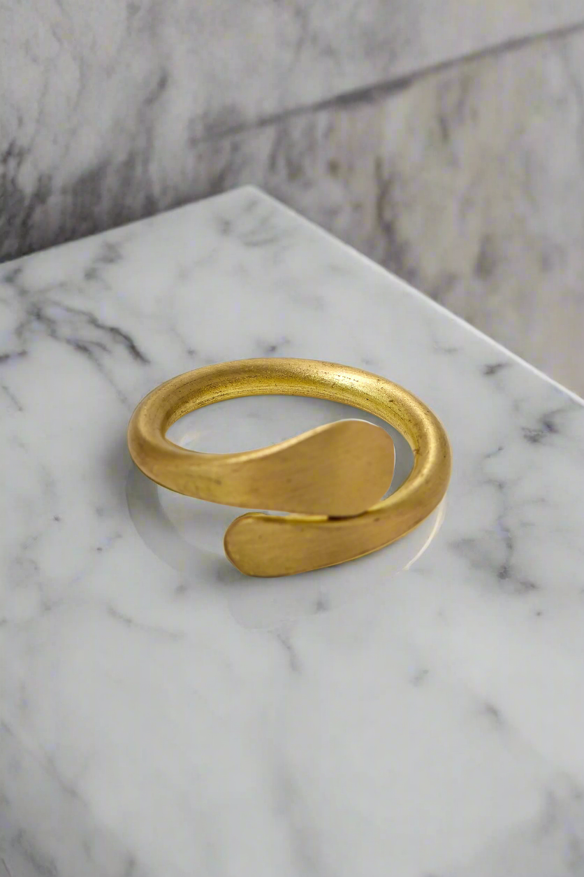 Overlap Ring Gold
