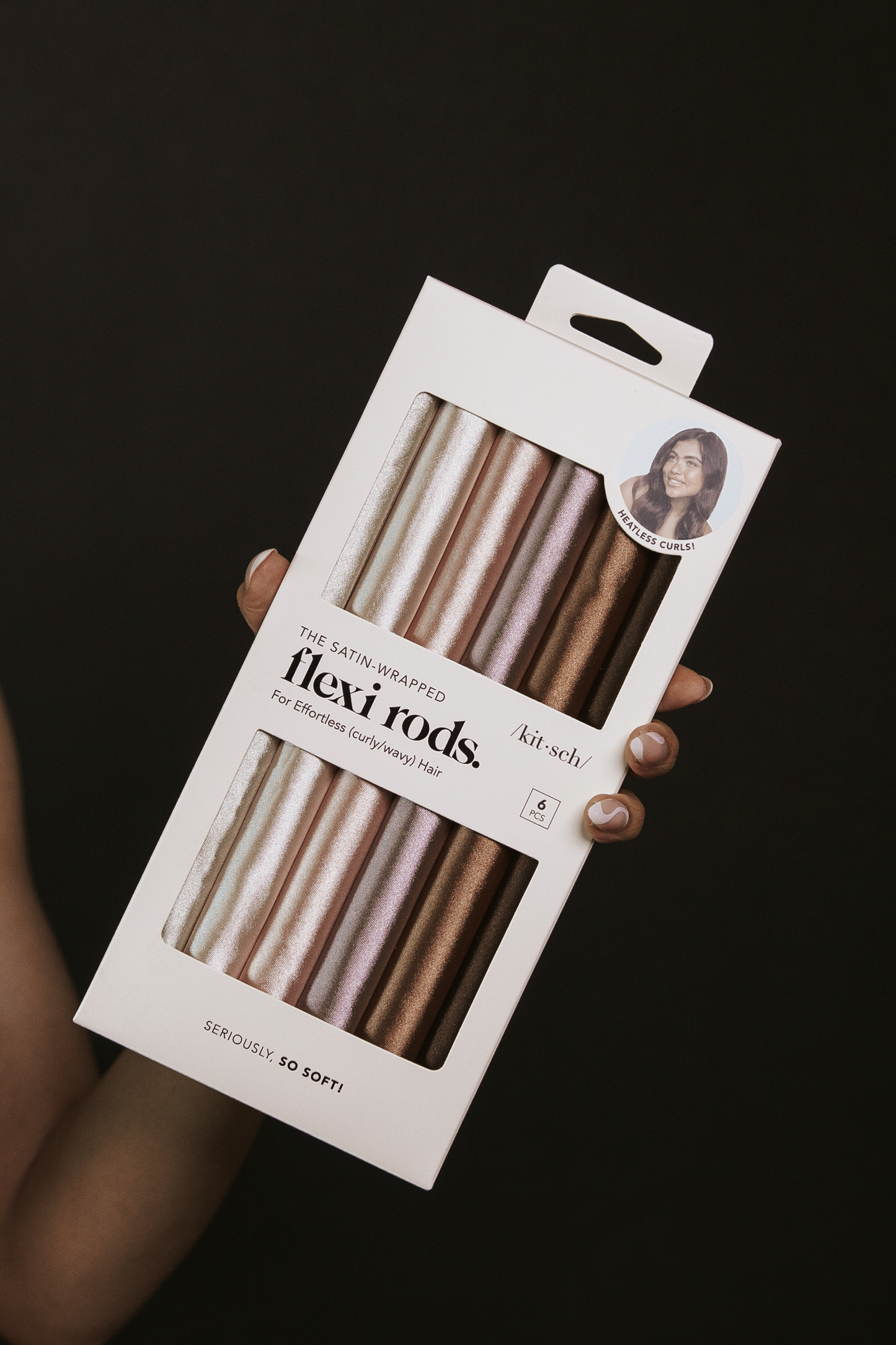 Satin Wrapped Flexi Rods - 6pc Set