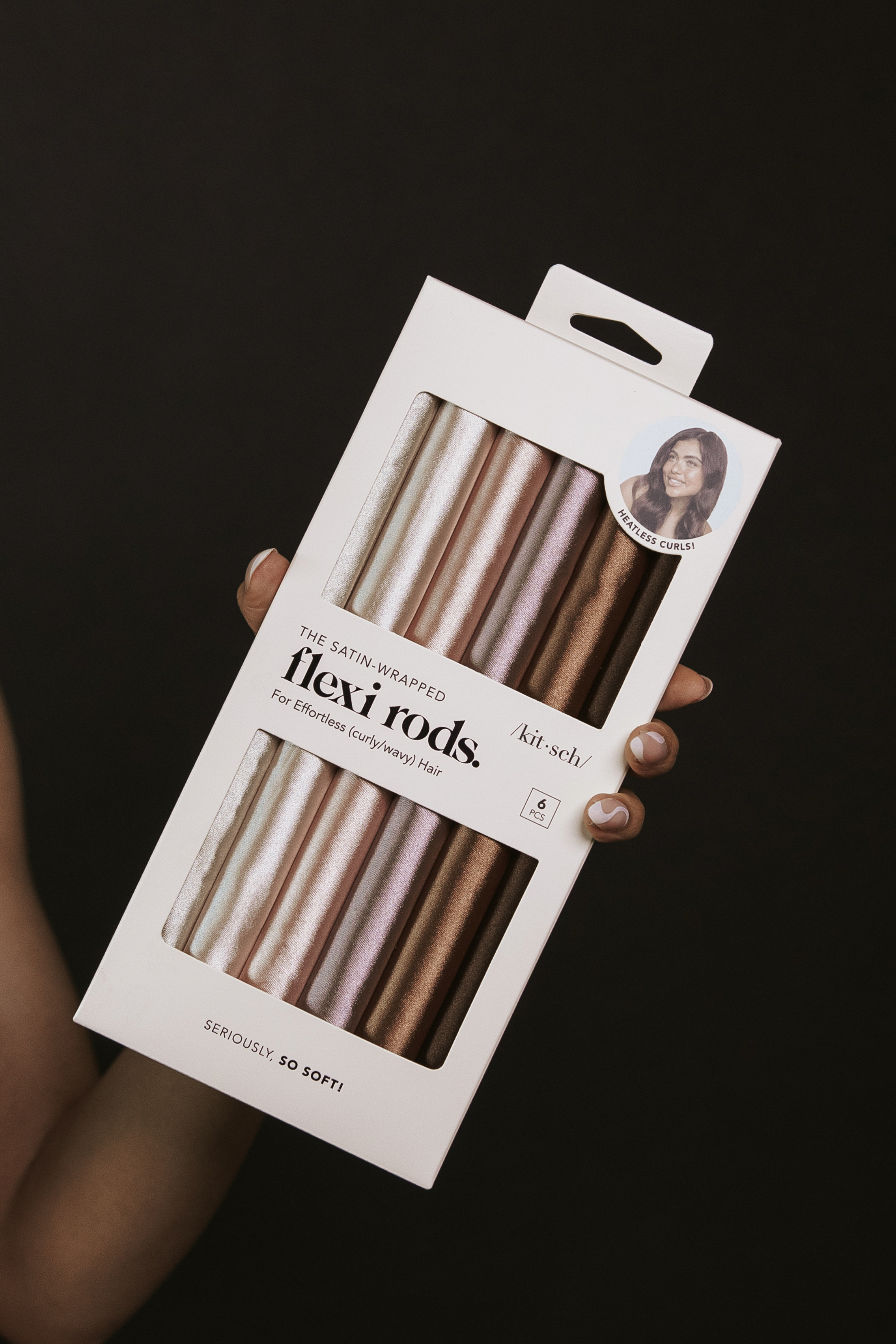 Satin Wrapped Flexi Rods - 6pc Set