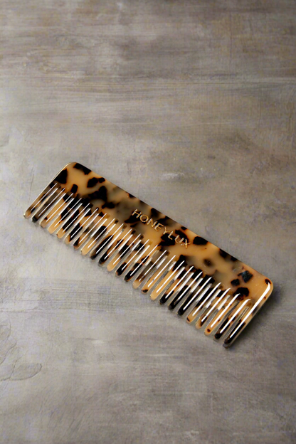 Acetate Detangling Comb Tortoise Shell