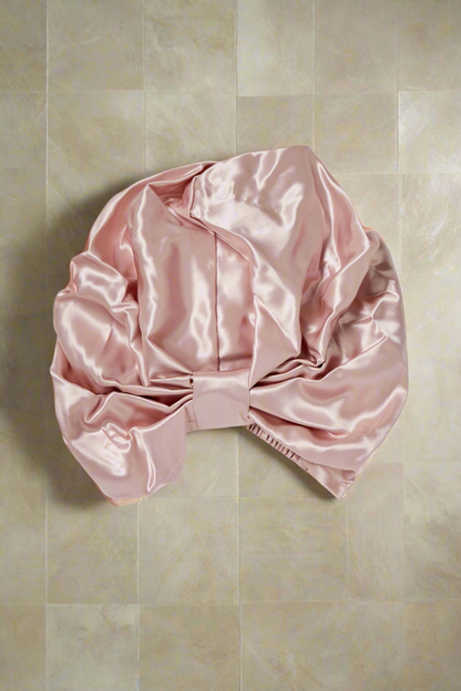 Organic Silk Hair Turban Pink