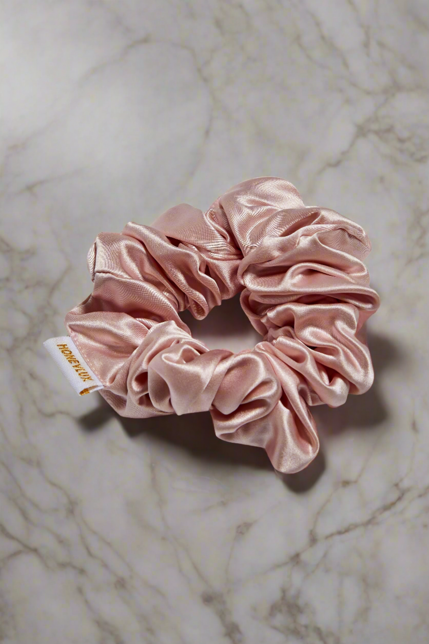 Pink Premium Organic Silk Scrunchie