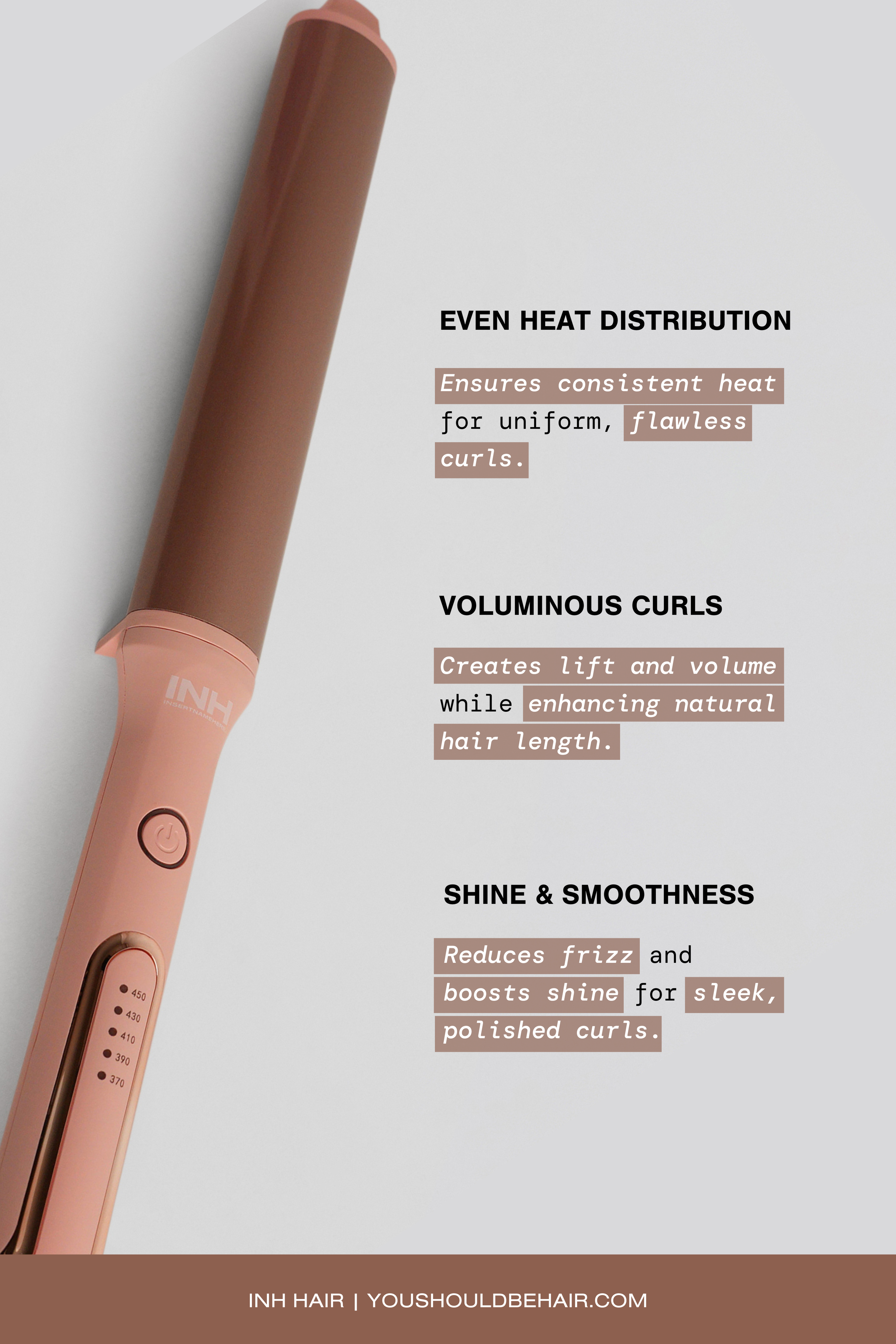 Insert XL Curls Here - Hot Tool Curling Iron