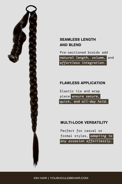 Lara Presectioned Braided Ponytail