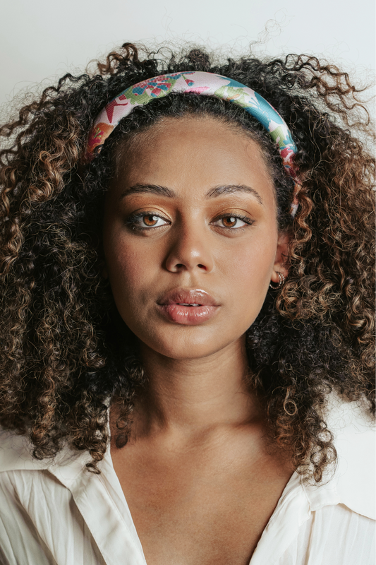 FRIDA x LOST PATTERN "Frida's Garden" Jacquard Hairband - Pastel