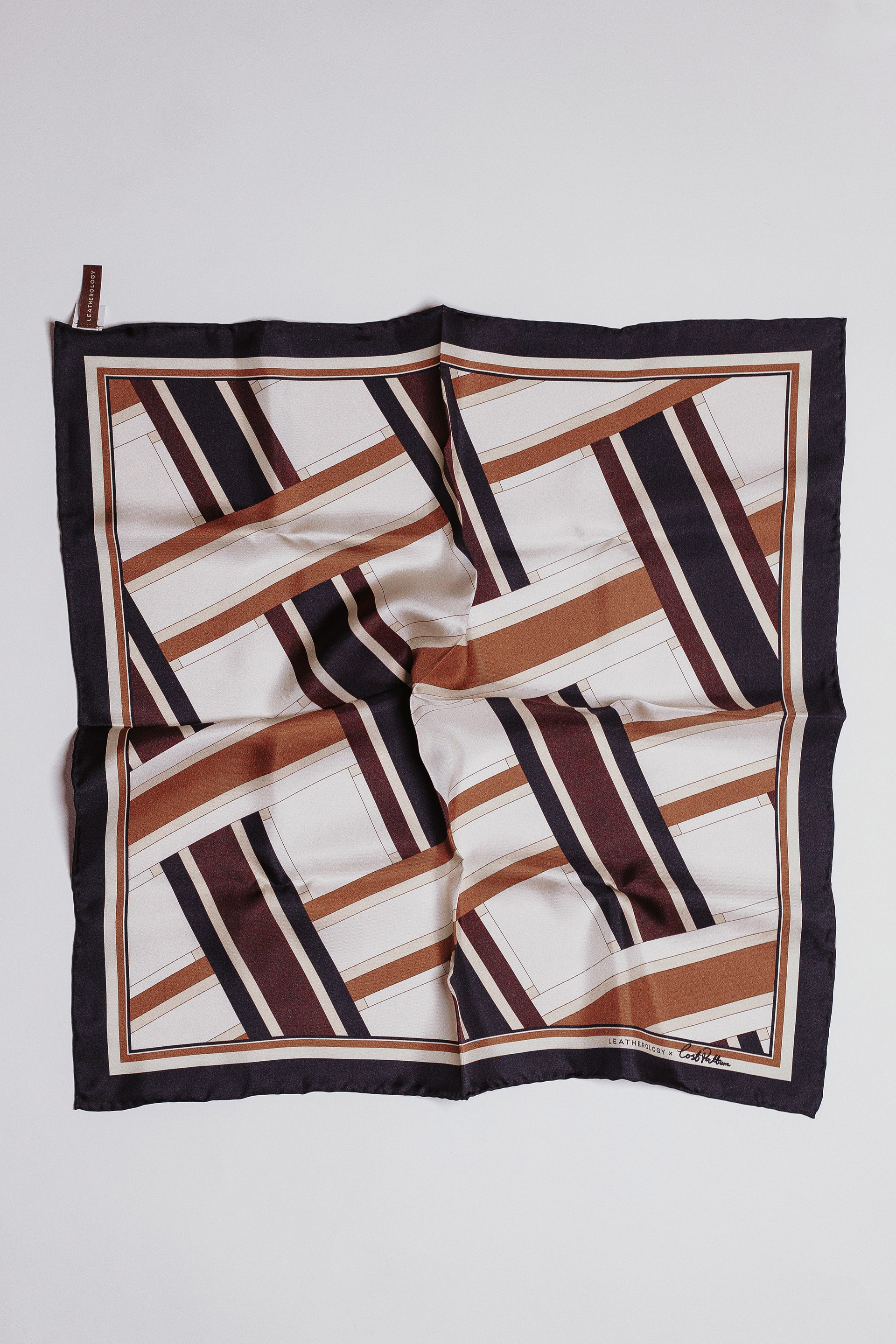 Lost Pattern The Kiss Bandana Silk Scarf