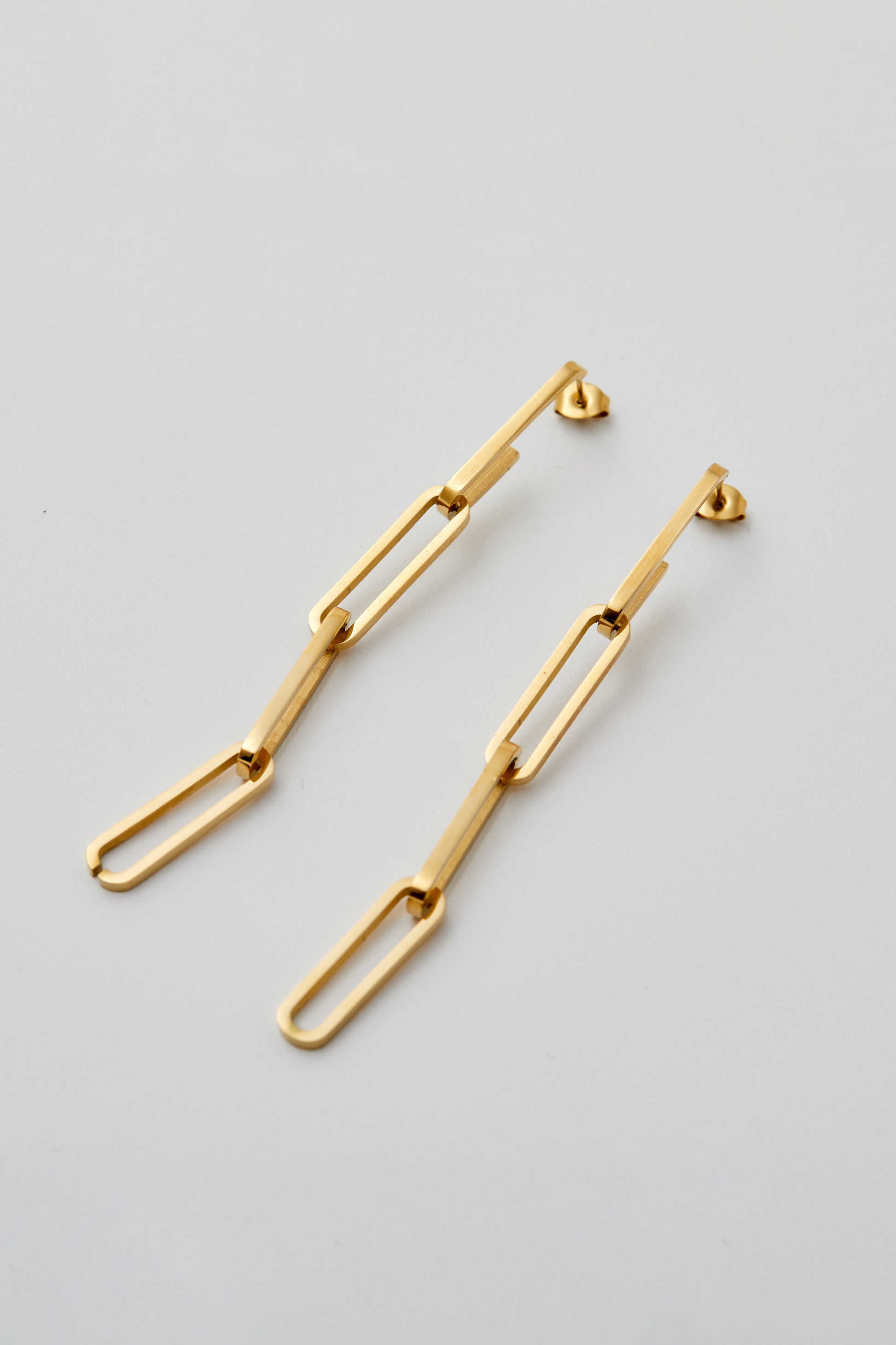 Bisjoux-Hoop-Long-18k-Gold-Plated-Drop-Link-Earrings